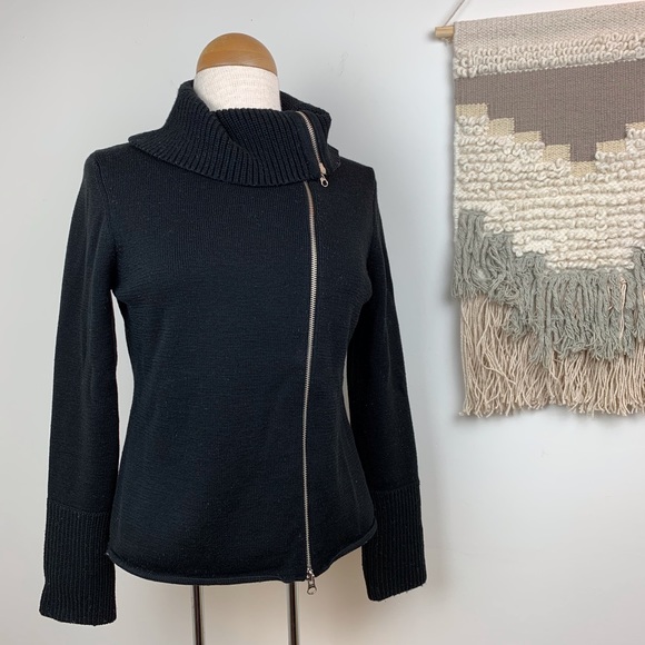 Loft Asymmetric Zip Sweater - Picture 2 of 4